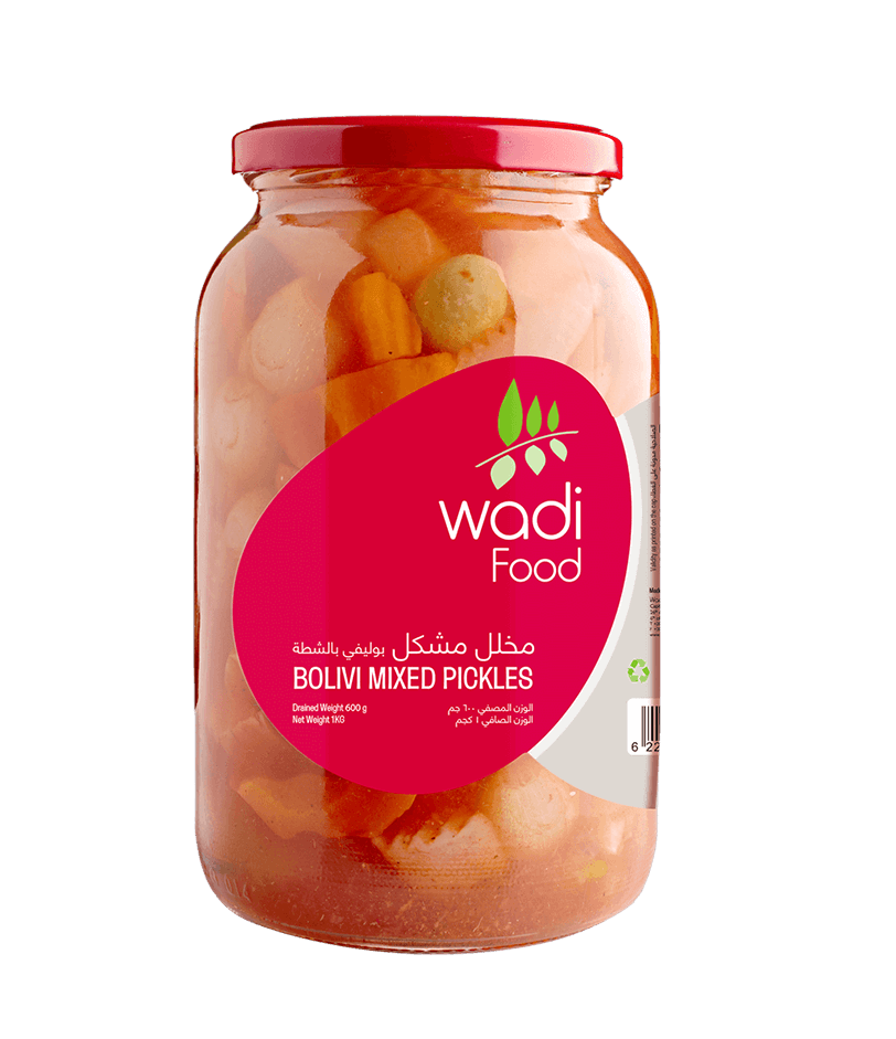 Bolivi Mixed Pickles 1kg Jar