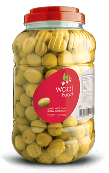Natural Green Olives 2.5 kg PET