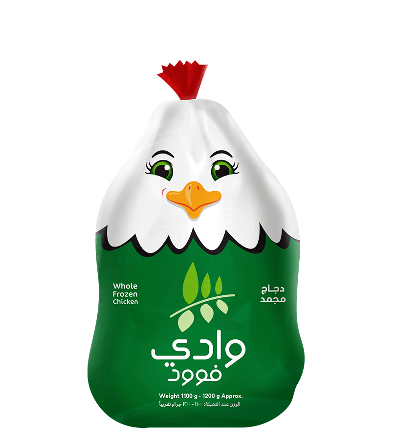 Whole Frozen Chicken, 1100-1200 Gram approx.