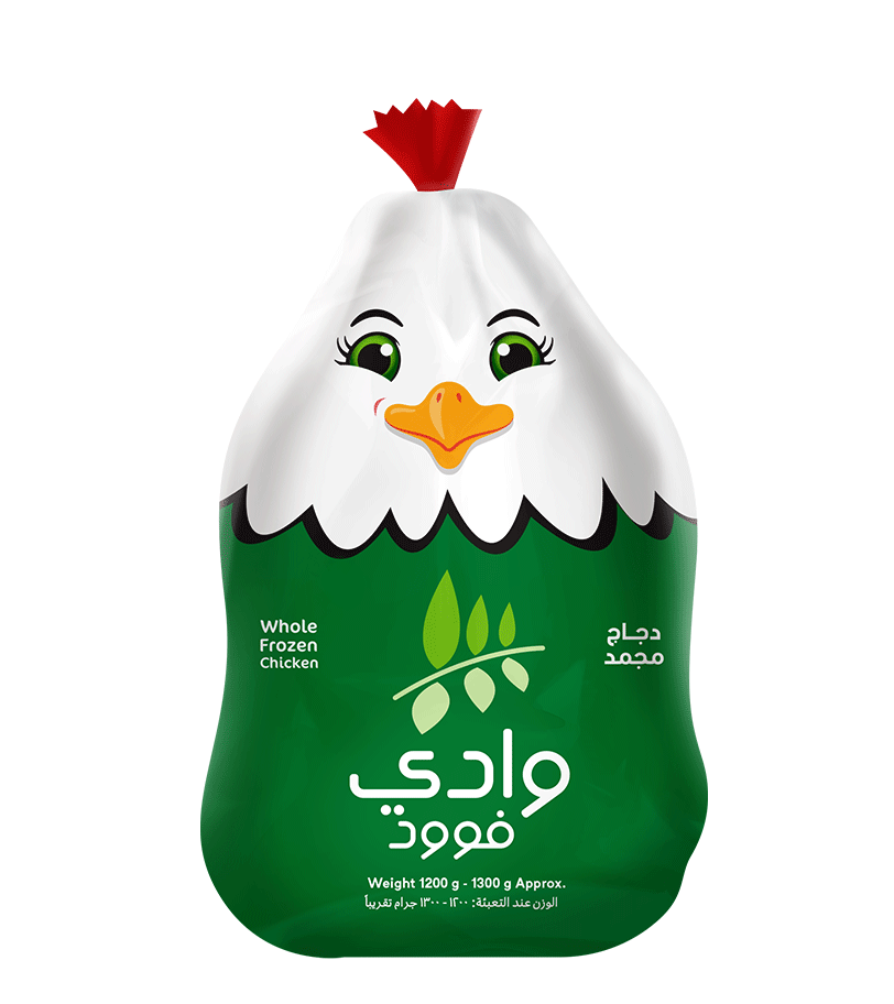 Whole Frozen Chicken, 1200-1300 Gram approx.