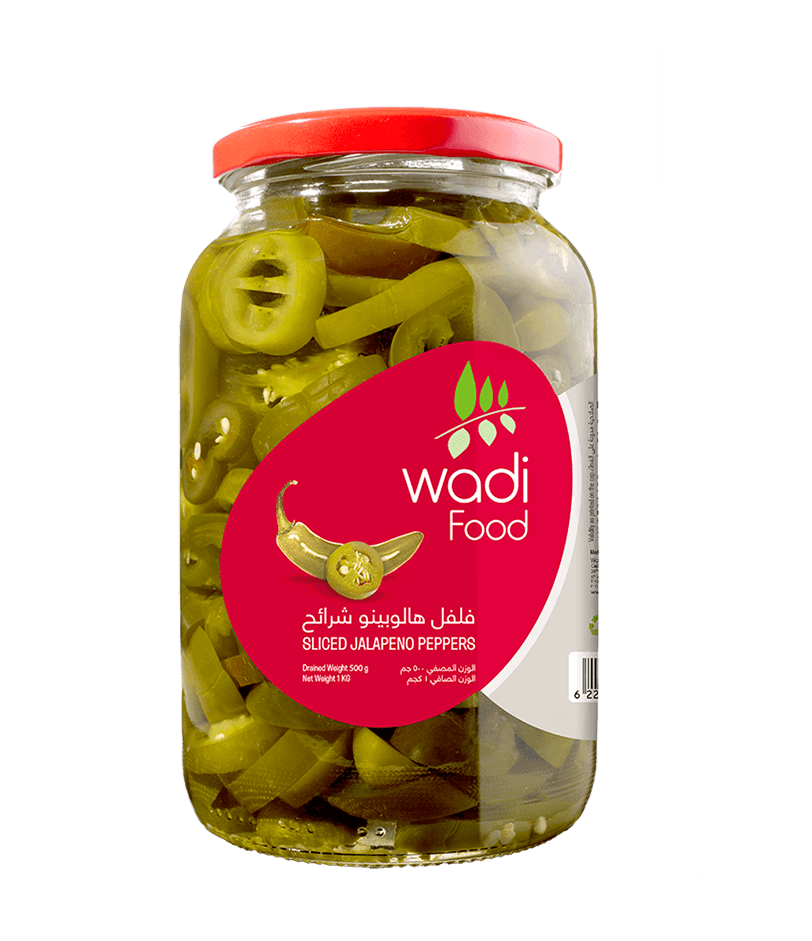Sliced Jalapeno Peppers 1kg Jar