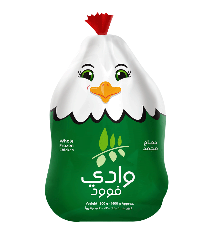 Whole Frozen Chicken, 1300-1400 Gram approx.